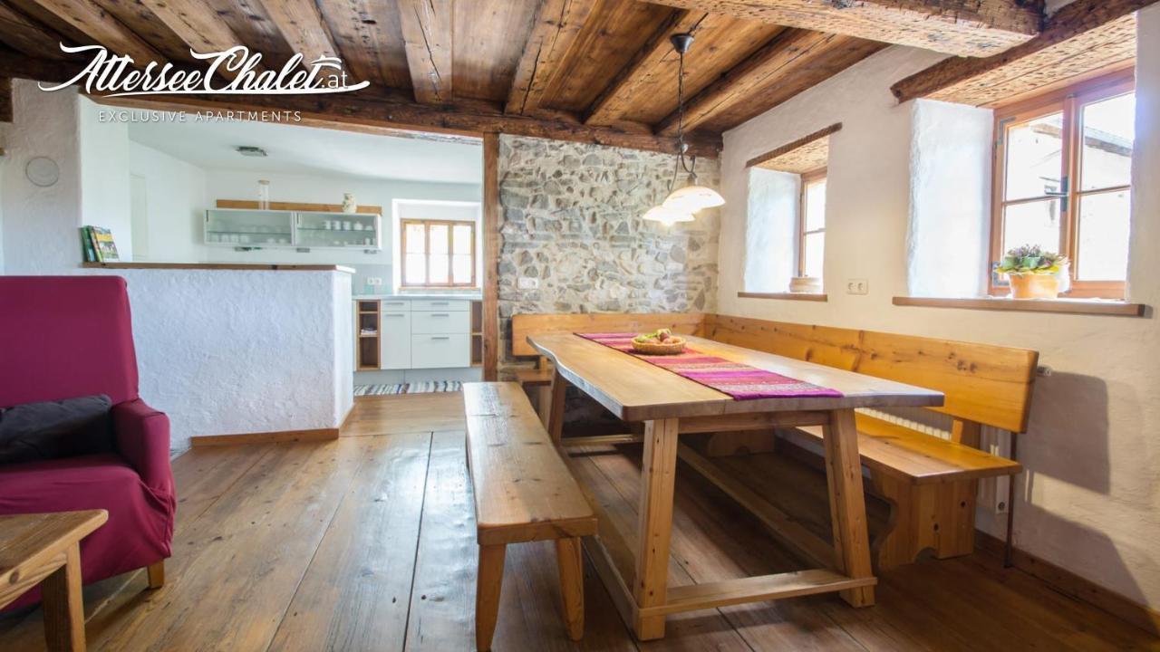 Attersee-Chalet Angermann Familie Spalt 阿特湖畔施泰因巴赫 外观 照片