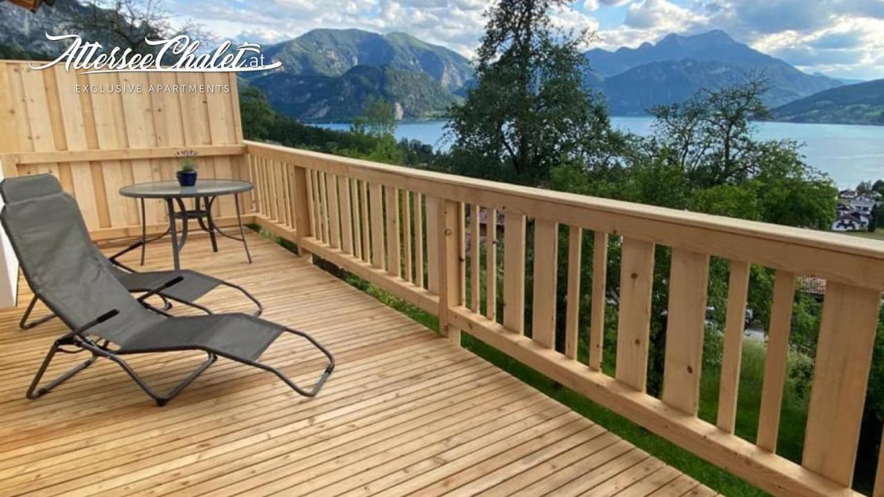 Attersee-Chalet Angermann Familie Spalt 阿特湖畔施泰因巴赫 外观 照片