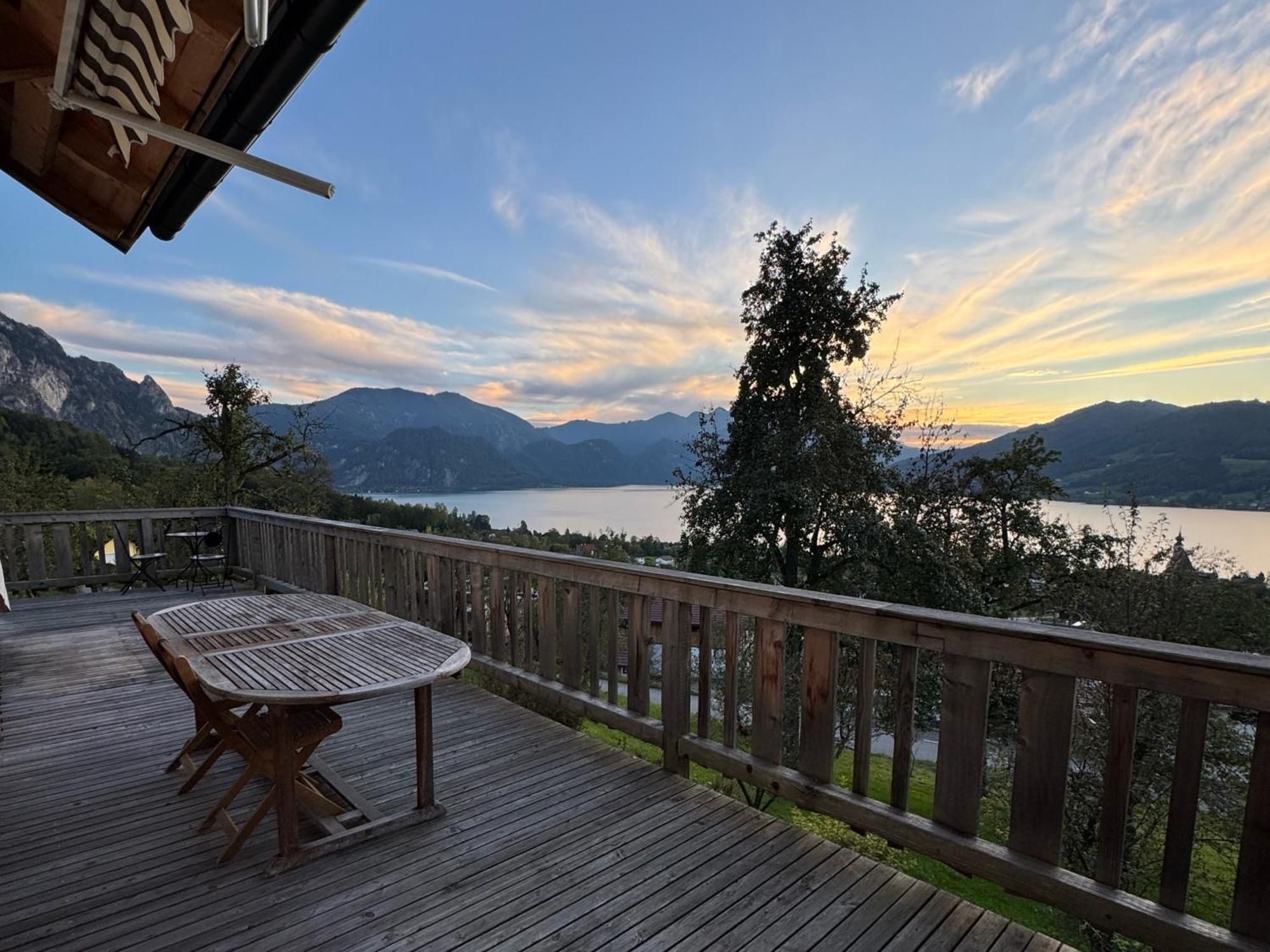 Attersee-Chalet Angermann Familie Spalt 阿特湖畔施泰因巴赫 外观 照片